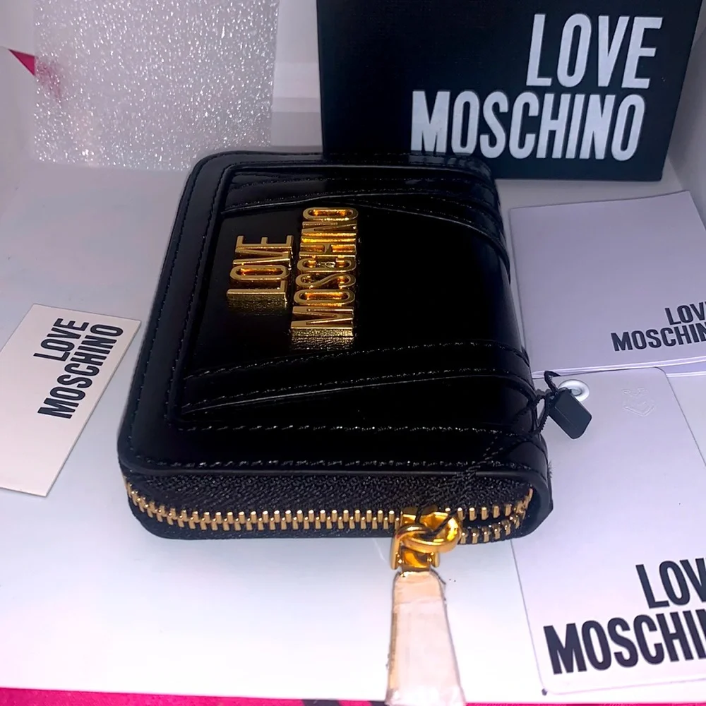 NWT Love Moschino Leather Wallet - Picture 4 of 7